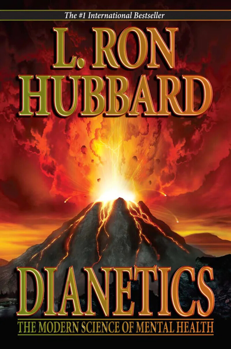 Dianetics: The Modern Science of Mental Health — book cover — softcover edition